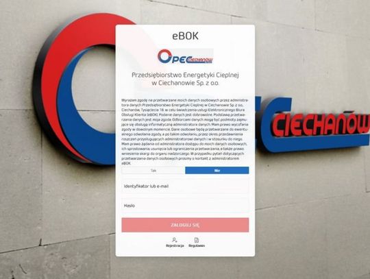 Ciechanowski PEC uruchomił Elektroniczne Biuro Obsługi Klienta