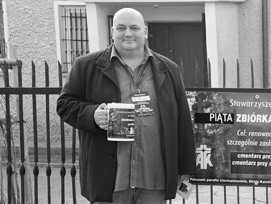 Dariusz Węcławski spocznie na cmentarzu przy ul. Gostkowskiej w Ciechanowie