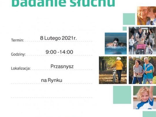 Darmowe badania słuchu w Przasnyszu