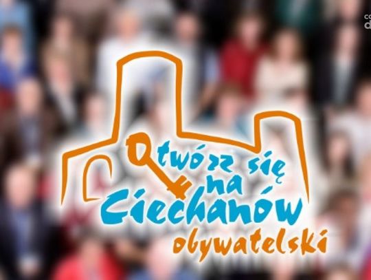 Do końca listopada można składać projekty w kolejnej edycji Ciechanowskiego Budżetu Obywatelskiego