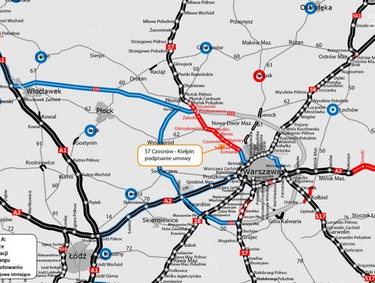 Docelowo ekspresówka połączy Gdańsk z Warszawą. Kolejny odcinek będzie gotowy w 2025 roku