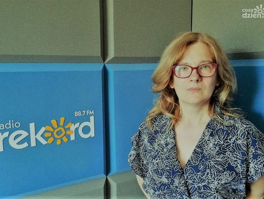 Dorota Jezierska - prezeska zarządu Banku Żywności w Ciechanowie, w Radiu Rekord