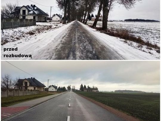 Droga Opinogóra - Długołęka wyremontowana