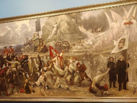 Obraz na wystawie w Muzeum Romantyzmu