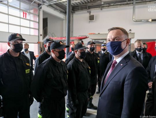 Duda w Płońsku: Na strażakach ochotnikach zawsze można polegać (zdjęcia)