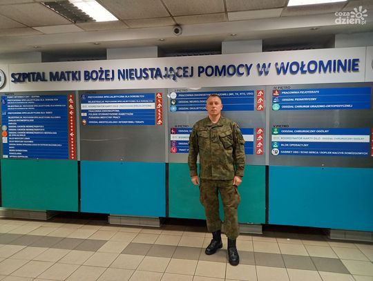 Dzielny terytorials w akcji