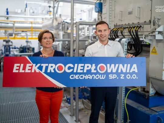 Elektrociepłownia Ciechanów już działa. Zapłacimy mniej za ciepło, wraca pełne oświetlenie miasta