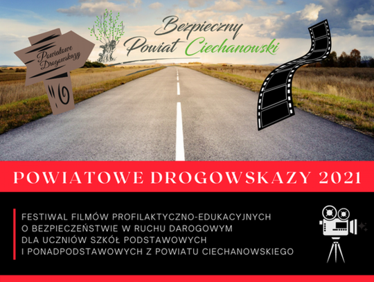 Festiwal filmowy „Powiatowe Drogowskazy 2021” już wkrótce w Ciechanowie!