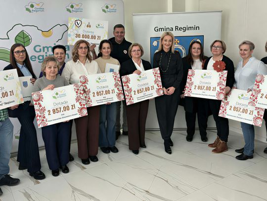 Beneficjenci w gminie Regimin