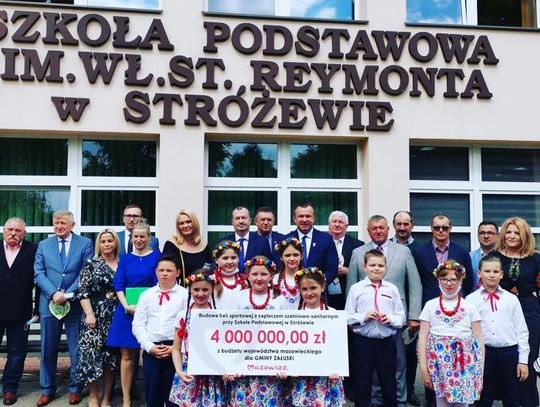 Gmina Załuski z pełnowymiarową halą sportową!