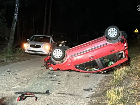 Groźny wypadek drogowy w miejscowości Olszewka!