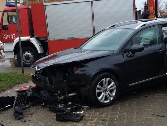 Groźny wypadek na Wyspiańskiego
