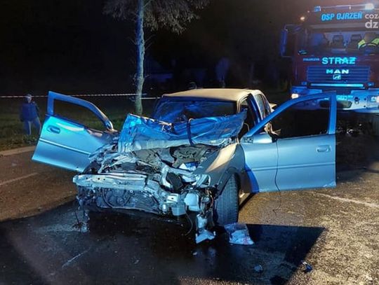 Groźny wypadek pod Ciechanowem. Ranna kobieta w ciąży