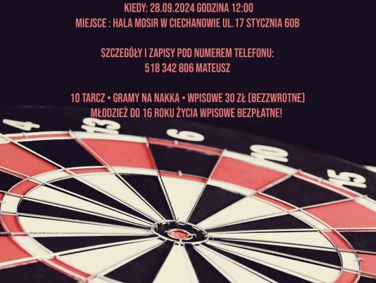 II Turniej Darta w Ciechanowie!