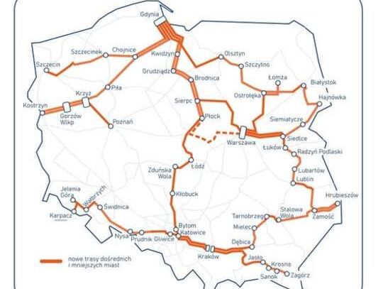 InterCity pojedzie przez Chorzele - taki jest plan