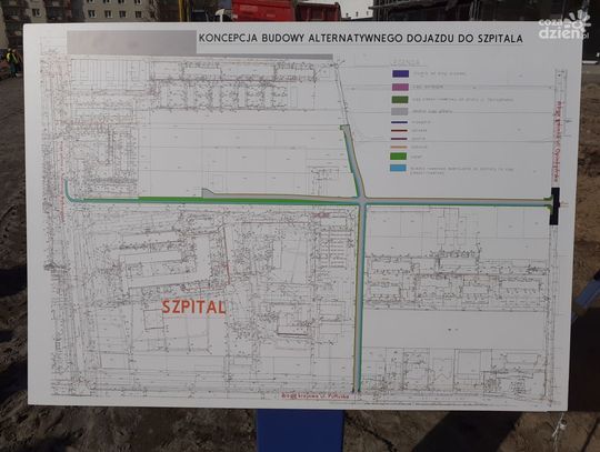 Inwestycja drogowa przy szpitalu w Ciechanowie - lepszy dojazd, większy komfort, bezpieczeństwo