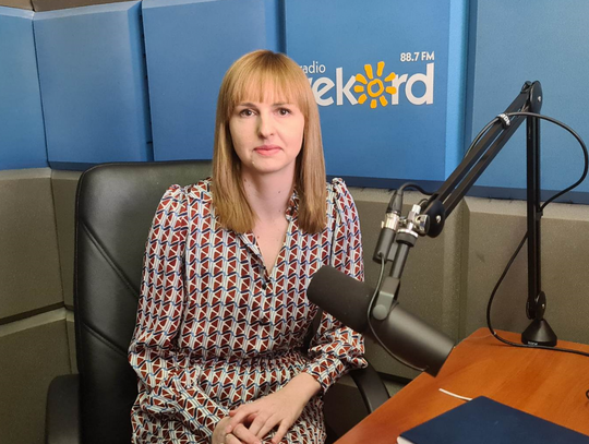 Iwona Szwejkowska - kierownik Działu Rozwoju, Państwowej Uczelni Zawodowej w Ciechanowie gościem Radia Rekord