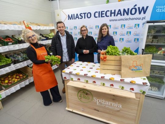 Jedzenie za punkty w ciechanowskiej EkoSpiżarni