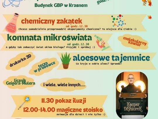 Jesienny Piknik Naukowy w Krasnem
