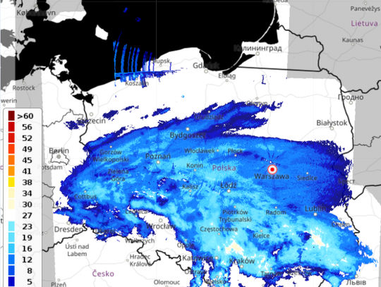 Jest źle, a będzie jeszcze gorzej! Ostrzeżenie meteorologiczne dla północnego Mazowsza!