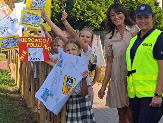 "Kierowco! Nie polujemy na zebrach!" w powiecie ciechanowskim
