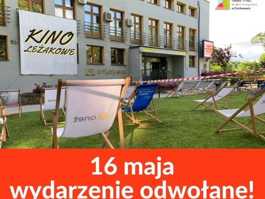 Kino leżakowe odwołane!