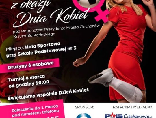 Kobiety będą rywalizować w turnieju halowej piłki nożnej