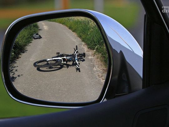 Kolejne potrącenie rowerzysty w powiecie płońskim