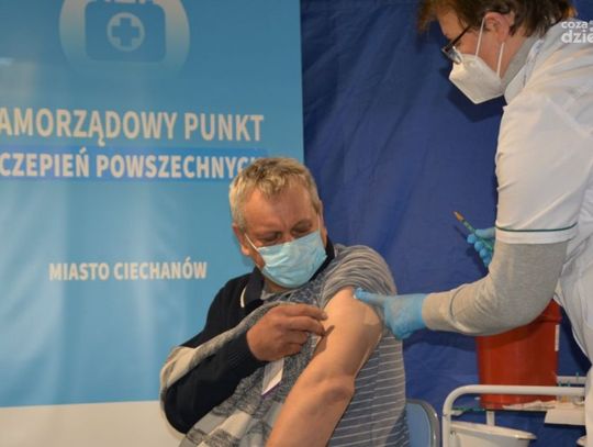 Koniec szczepień w hali przy Kraszewskiego w Ciechanowie