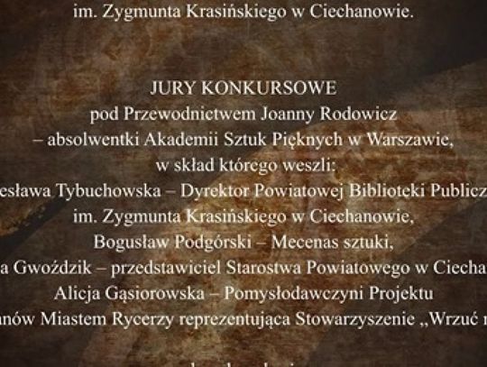 KONKURS NA PROJEKT RZEŹBY RYCERZA 2020 ROZSTRZYGNIĘTY!