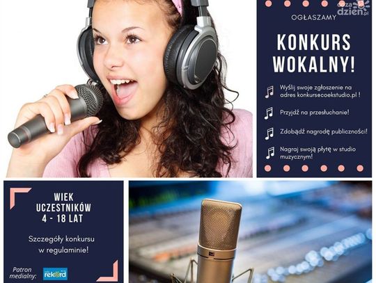 Konkurs wokalny! Nagrodą główną nagranie płyty w studio muzycznym