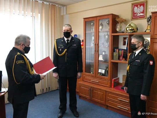 kpt. Piotr Kuligowski został Dowódcą Jednostki Ratowniczo Gaśniczej w Przasnyszu