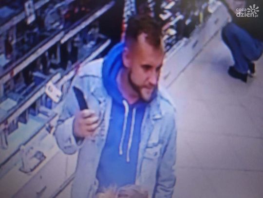 Kradzież perfum w ciechanowskiej drogerii - policja prosi o pomoc w identyfikacji podejrzanego