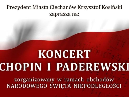 Kulturalnie w Ciechanowie z okazji święta 11. Listopada