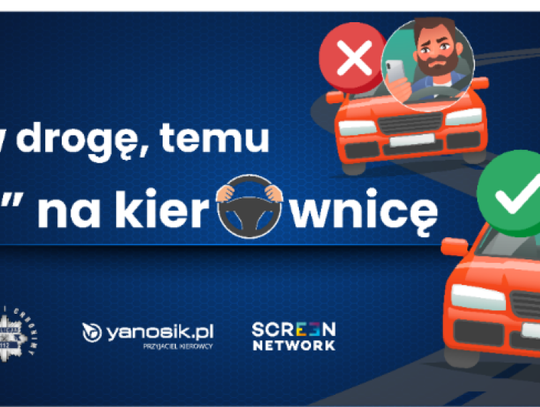 „Łapki” na kierownicę - bezpieczna jazda bez telefonu. Można zdobyć Certyfikat Odpowiedzialnego Kierowcy