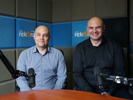 Organizatorzy z Mazowieckiego Stowarzyszenia Kolarskiego w Radiu Rekord