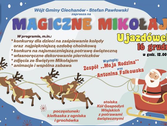 Magiczne Mikołajki w Ujazdówku