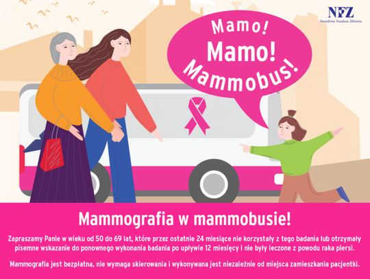 Mammobus przyjedzie do Ciechanowa. Na kobiety czekają bezpłatne badania