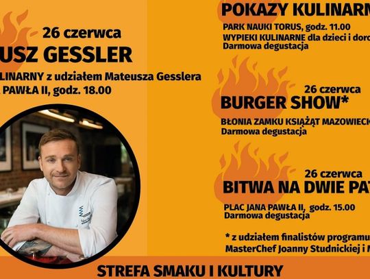 Mateusz Gessler ugotuje dla ciechanowian