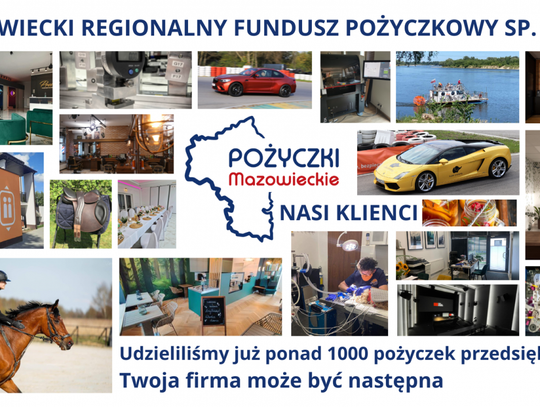 Mazowieckie Pożyczki na założenie lub rozwój Twojej firmy 