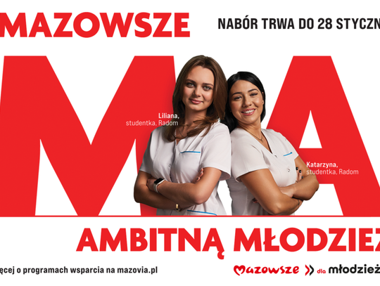 "Mazowsze dla młodzieży" - nabór wniosków ruszył! Pula nagród: 1,15 mln zł