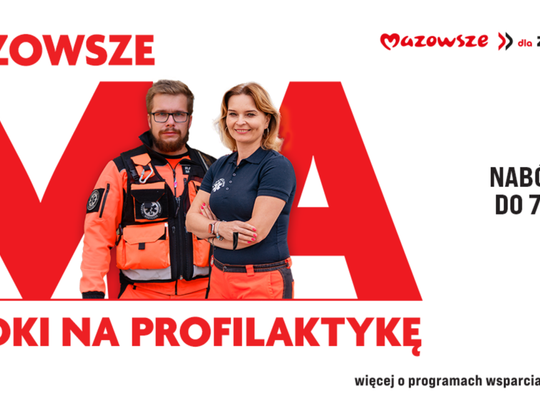 Mazowsze stawia na zdrowie! Ruszył nabór do programu dofinansowania działań profilaktycznych
