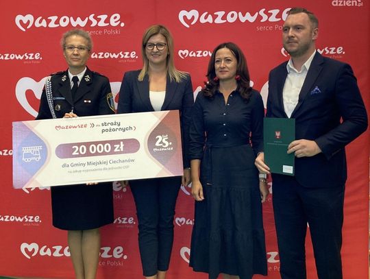 Mazowsze wspiera strażaków i koła gospodyń wiejskich. 1,5 mln zł dla subregionu ciechanowskiego