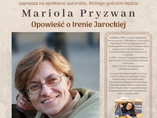 MBP w Ciechanowie. Przed nami spotkanie autorskie z muzyką w tle