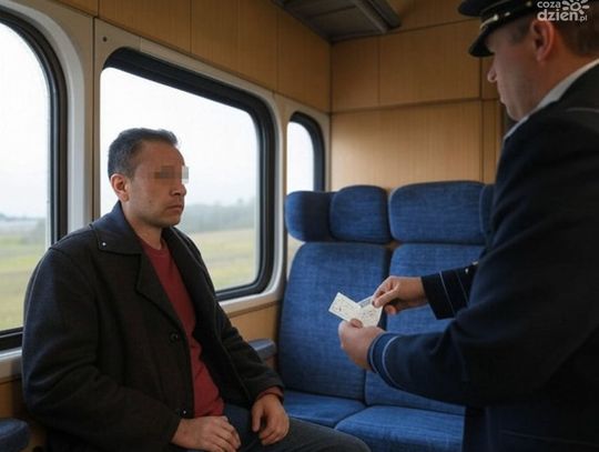 Mężczyzna podróżujący bez biletu zatrzymany przez policję. Poszukiwany na podstawie nakazów sądowych