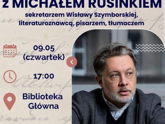 Michał Rusinek przyjedzie do Przasnysza