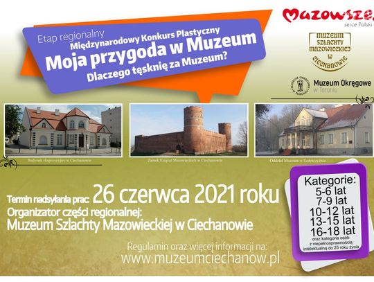 Międzynarodowy konkurs plastyczny w Muzeum Szlachty Mazowieckiej w Ciechanowie. 