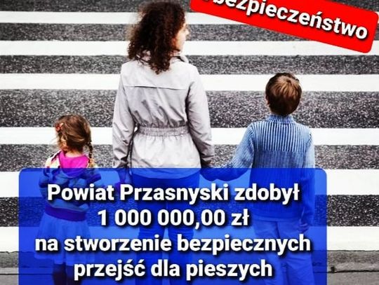 Milion dla powiatu przasnyskiego na poprawę bezpieczeństwa