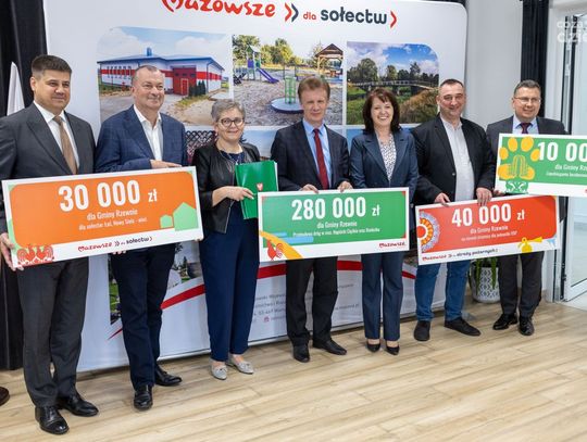 Miliony dla Makowa i Ostrołęki -  Samorząd Mazowsza inwestuje w rozwój lokalny