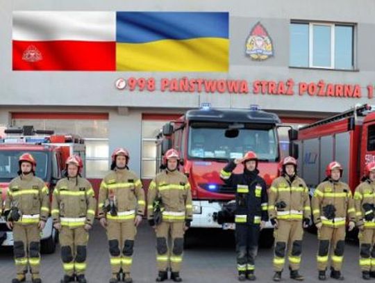 Minuta ciszy dla poległych strażaków z Ukrainy